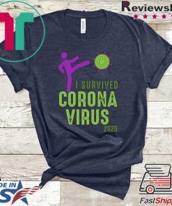 I Survived Coronavirus 2020 Nurses Favorite Cool Official T-Shirts
