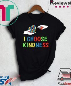 I choose kindness choose kind Autism Anti-bullying Official T-Shirt