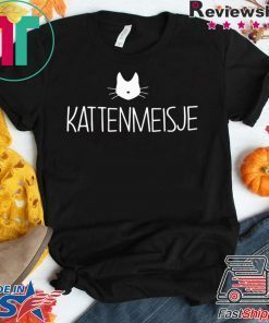 Kattenmeisje Cat Face Gift T-Shirt