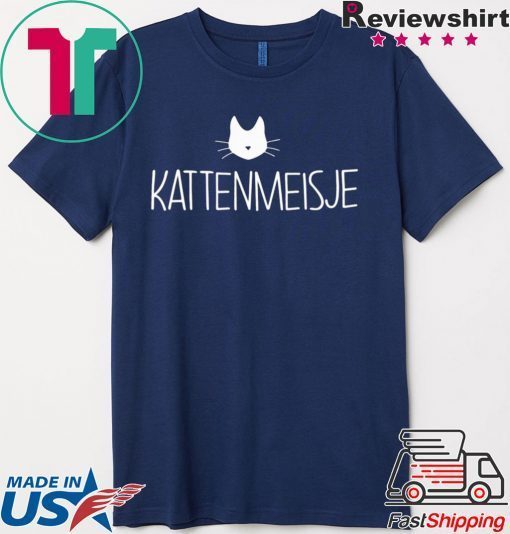 Kattenmeisje Cat Face Gift T-Shirt