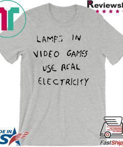 Lamps In Video Games Use Real Electricity WomensWave T-Shirt