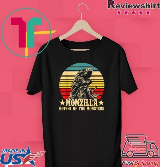 Momzilla Mother Of The Monsters Retro Vintage Gift T-Shirt