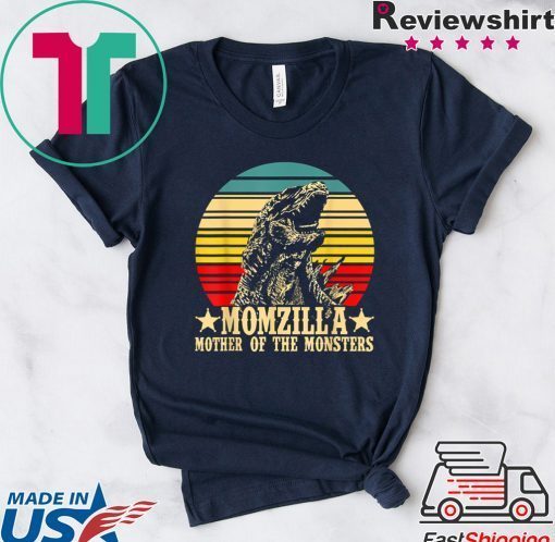 Momzilla Mother Of The Monsters Retro Vintage Gift T-Shirt