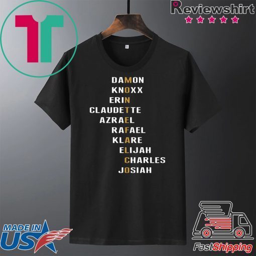 Montefalco Damon Knoxx Erin Claudette Azrael Gift T-Shirts