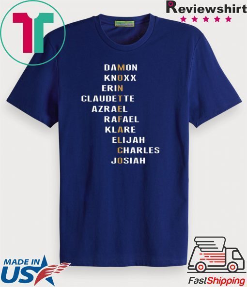 Montefalco Damon Knoxx Erin Claudette Azrael Gift T-Shirts