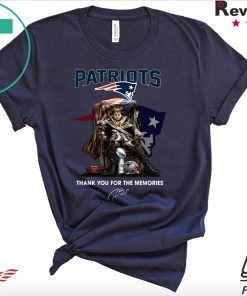 New England Patriots Tom Brady King thank you for the memories Gift T-Shirt