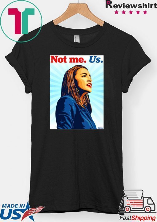 Not me Us Bernie 2020 AOC Men's T-Shirts