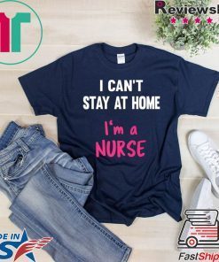 Nurse Stay At Home Quaratine Isolation Social Distancing Gift T-Shirt