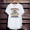 Original 100% Certified January Girl Leopard Birthday Month Gift T-Shirt