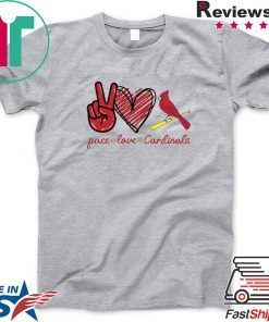 Peace love Cardinals Gift T-Shirt