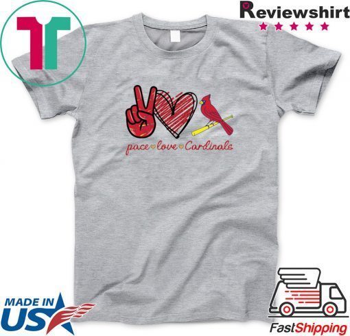 Peace love Cardinals Gift T-Shirt