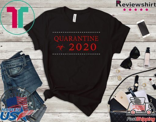 Quarantine 2020 Bio-hazard Community Awareness Distressed original T-Shirt