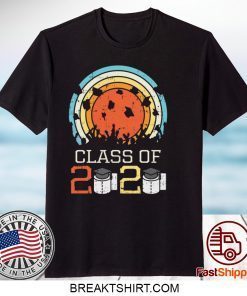 Retro Class Of 2020 Toilet Paper Shirt Funny Graduation Limited T-Shirt