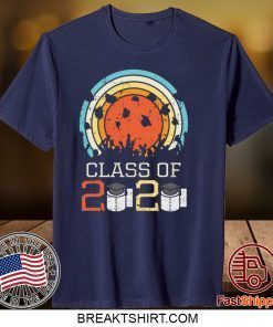 Retro Class Of 2020 Toilet Paper Shirt Funny Graduation Limited T-Shirt