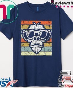 Retro Monkey – Vintage Style Monkeys Gift T-Shirt