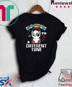 Rockin’ To A Different Tune Panda Autism Awareness Gift T-Shirt