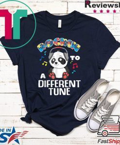 Rockin’ To A Different Tune Panda Autism Awareness Gift T-Shirt