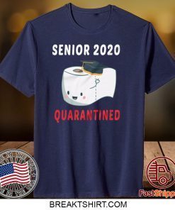 Senior 2020 Quarantined Funny Graduation Gift 2020 Gift T-Shirt