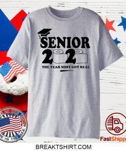 Senior Shirt Class of 2020 T Shirt Funny Social Distancing Stay at Home Quarantined Gift T-Shirt