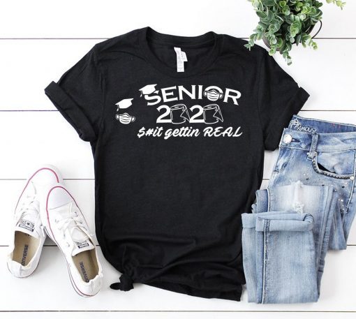 Seniors 2020 Getting Real Funny Toilet Paper Graduation Day Class of 2020 WomensWave T-Shirt