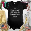 Seniors 2020 The One Where They were Quarantined Tee Shirt