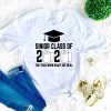 Sinior Class of 2020 The Year When Shit Got Real Graduating Quarantine Official T-Shirts