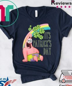 Spongebob St Patrick’s Day, It’s Patrick’s Day Tee Shirts