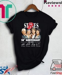 Stones 58th anniversary 1962 2020 signatures Gift T-Shirt