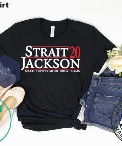 Strait Jackson 2020 make country music great agaain Gift T-Shirt