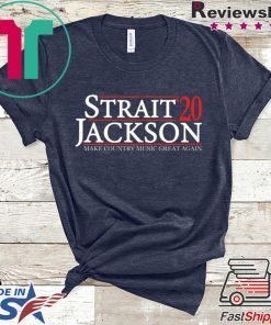 Strait Jackson 2020 make country music great again Gift T-Shirt