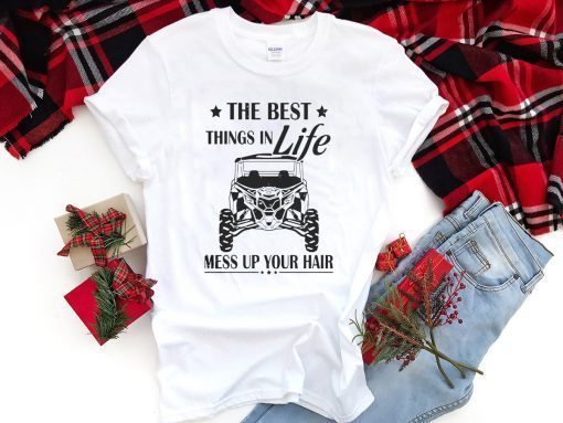 The Best Things In Life Mess Up Your Hair Gift T-Shirt