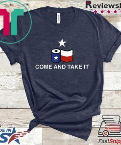 Toilet Paper Come and Take It Texas Flag Women's T-Shirts