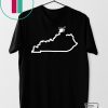 Toilet paper Kentucky map Gift T-Shirt