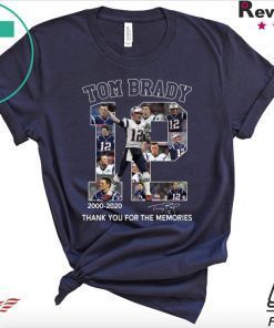 Tom Brady thank you for the memories Gift T-Shirt