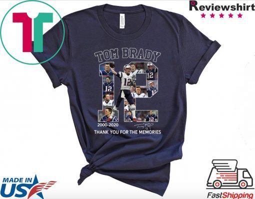 Tom Brady thank you for the memories Gift T-Shirt