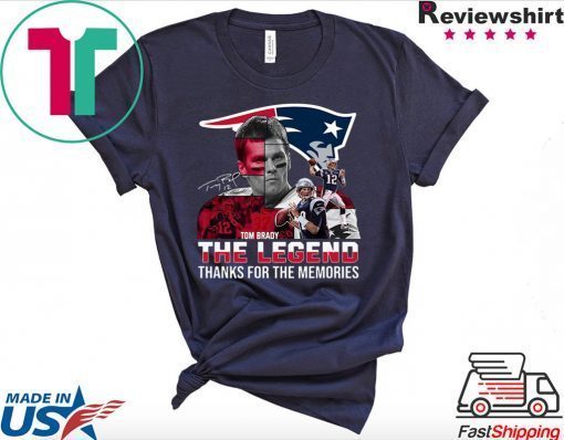 Tom Brady the legends thanks for the memories Gift T-Shirt
