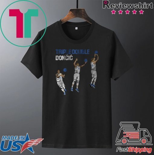 Triple Double Doncic Dallas Gift T-Shirt