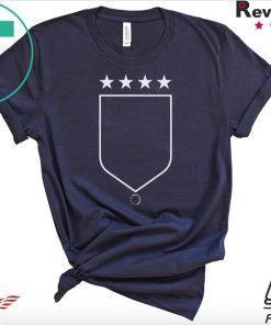 USWNTPA Shield 4 Stars Only Gift T-Shirt