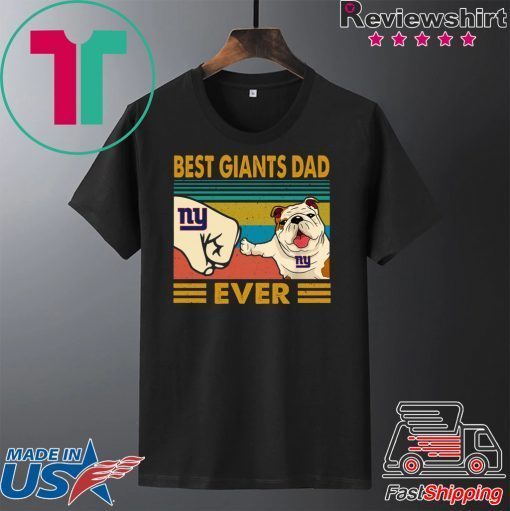 Vintage Best Giants Dad Pug Dog Ever Gift T-Shirts