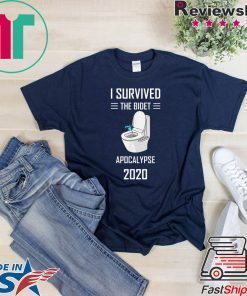 Vintage Funny I Survived The Bidet Apocalypse 2020 Gift T-Shirt