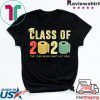 Womens Class Of 2020 The Year When Shit Got Real Social Distancing Gift T-Shirt