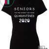 funny Class Of 2020 Graduation Senior Quarantine Gift T-Shirt
