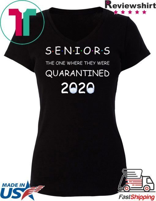 funny Class Of 2020 Graduation Senior Quarantine Gift T-Shirt