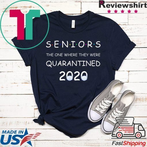 funny Class Of 2020 Graduation Senior Quarantine Gift T-Shirt