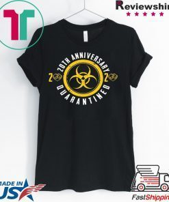 20th Anniversary 2020 Quarantined Happy Wedding Anniversary Gift T-Shirt