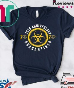 35th Anniversary 2020 Quarantined Happy Wedding Anniversary Gift T-Shirt