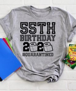 55th Birthday Shirt, The One Where I Was Quarantined 2020 T-Shirt Quarantine Limited T-Shirts