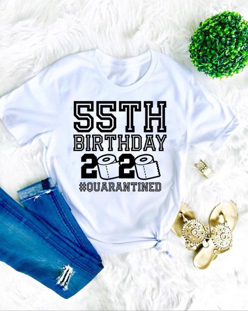 55th Birthday Shirt, The One Where I Was Quarantined 2020 T-Shirt Quarantine Limited T-Shirts