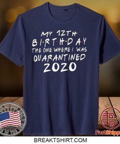 Birthday Quarantined Shirt Friends birthday Quarantine Gift T-Shirt