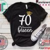 Born in 1950 My 70th Birthday Quarantine Queen Social Distancing Birthday 2020 Gift T-Shirt